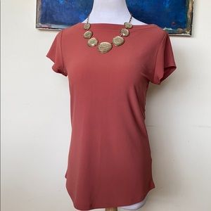 SOLD 🦋Salmon Business Casual Tee🦋